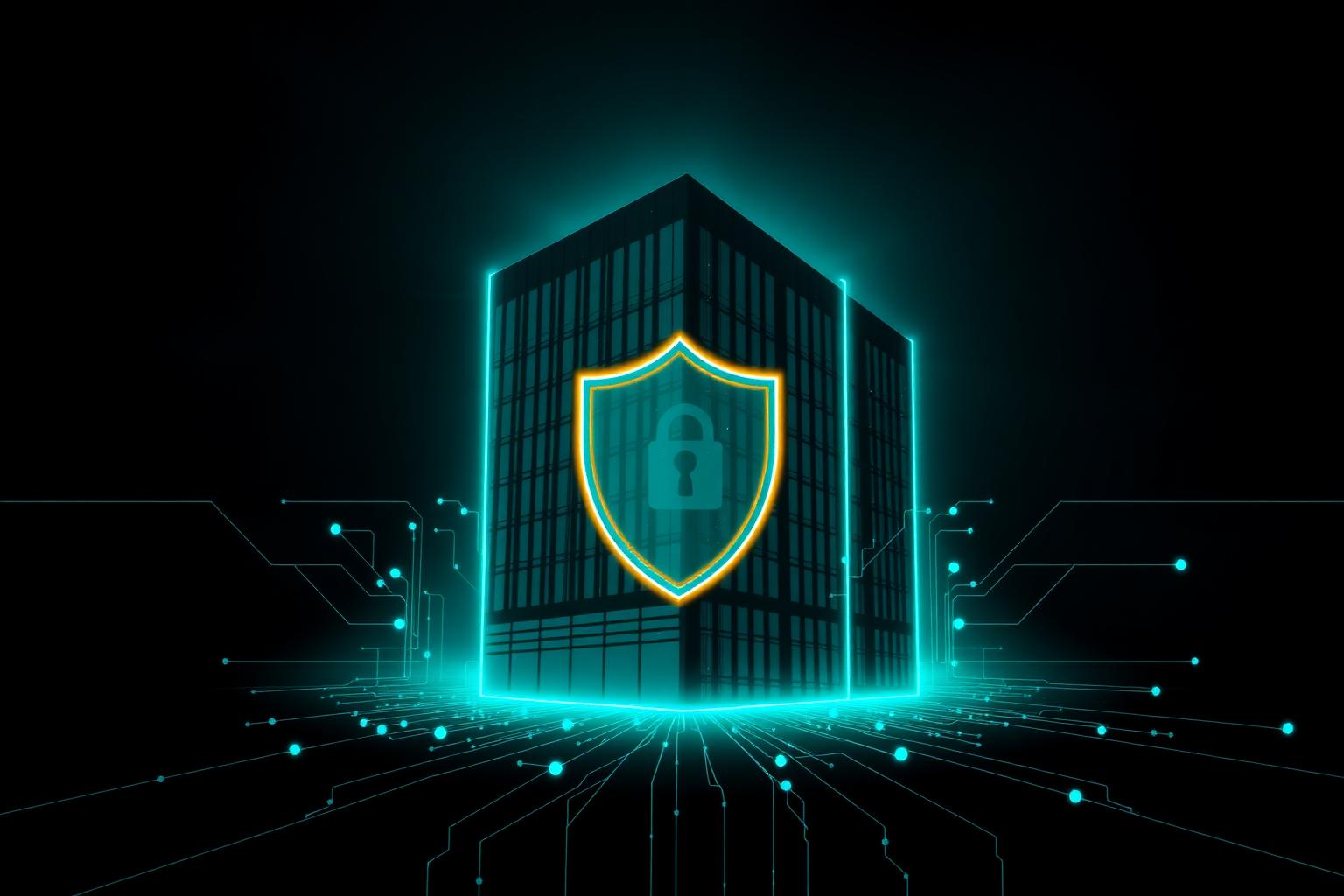 UK business owner reviewing cyber security, illustrating business cyber insurance