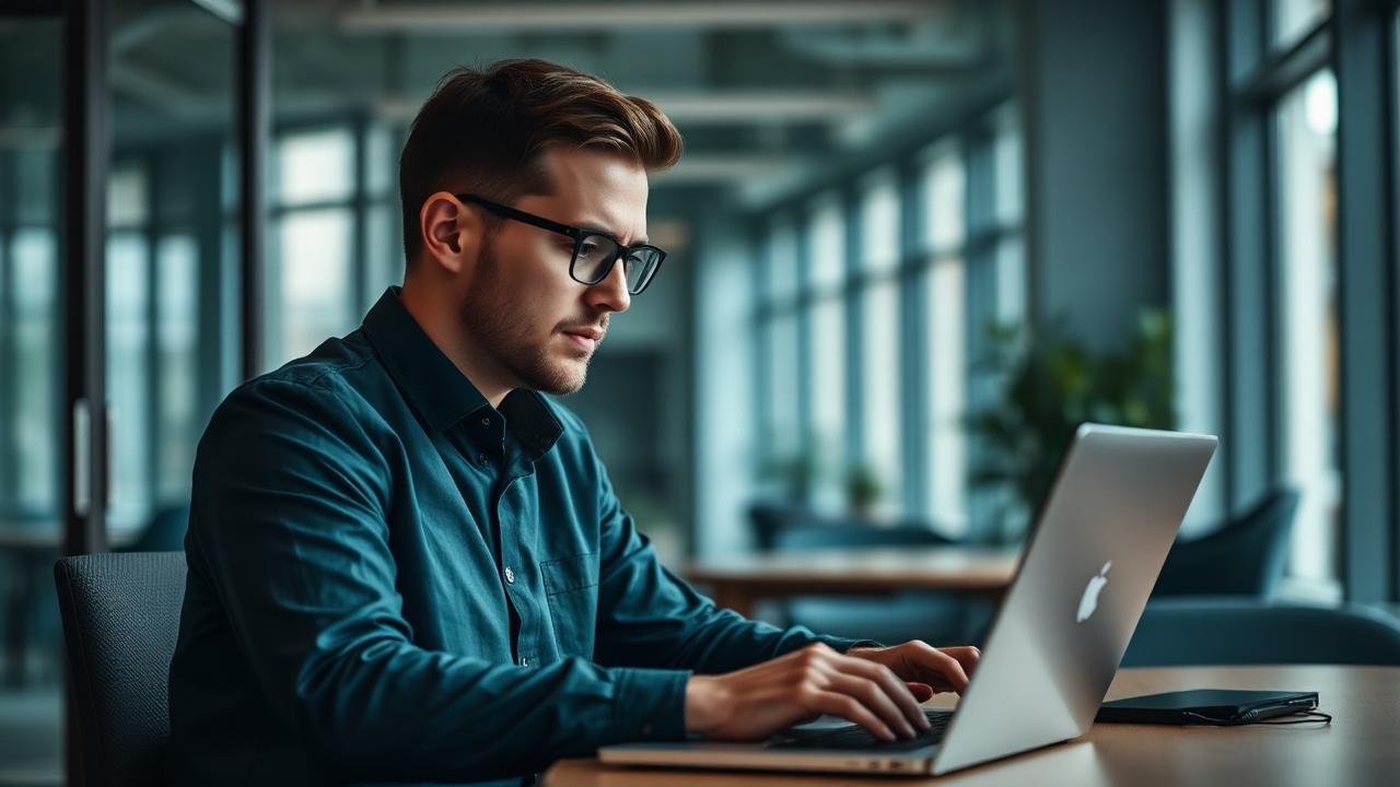 IT contractor working on a client project, illustrating IT contractor insurance